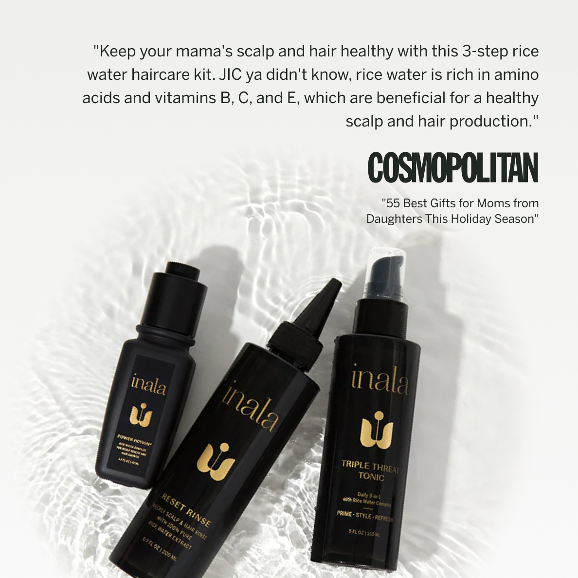 Rice Water Ritual Boost Hair Growth